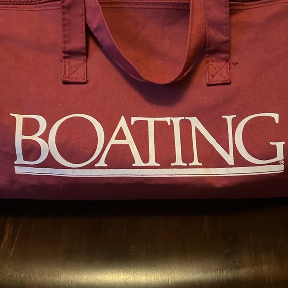 Red Boating Tote Bag - Picture 2 of 4